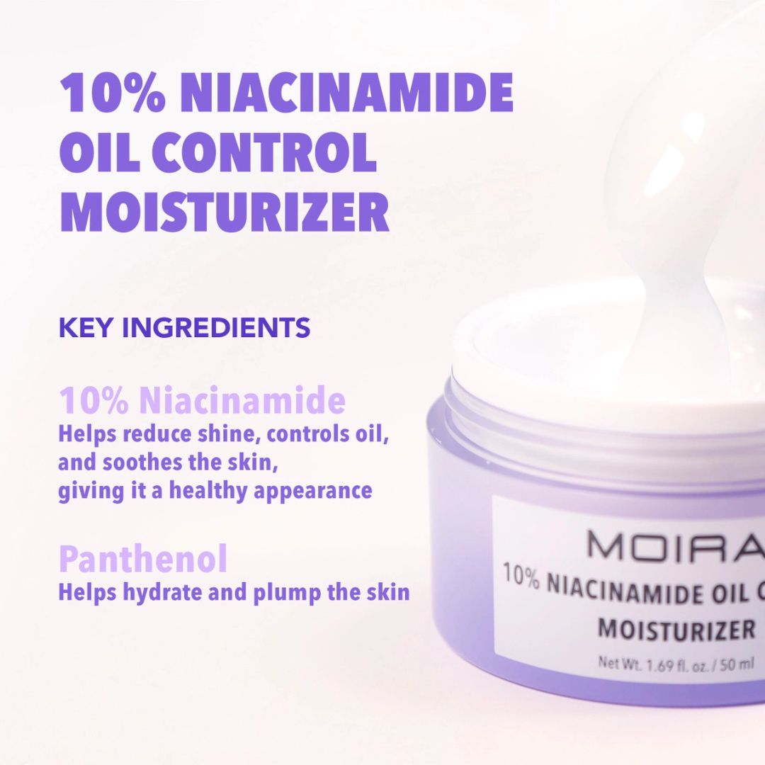 Moira, 10% Niacinamide Oil Control Moisturizer, Made In Korea