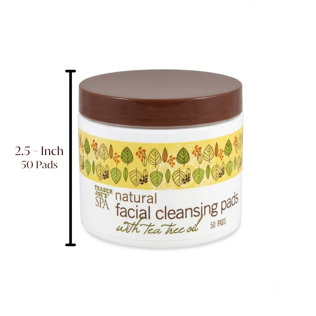 Trader Joe's, Spa Natural Facial Cleansing Pads with Tea Tree Oil