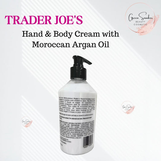 Trader Joe's, Hand & Body Cream with Moroccan Argan Oil