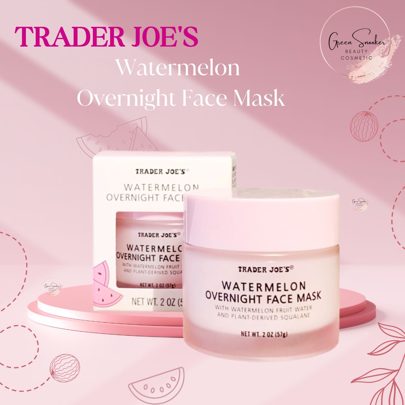Trader Joe's, Watermelon Overnight Face Mask