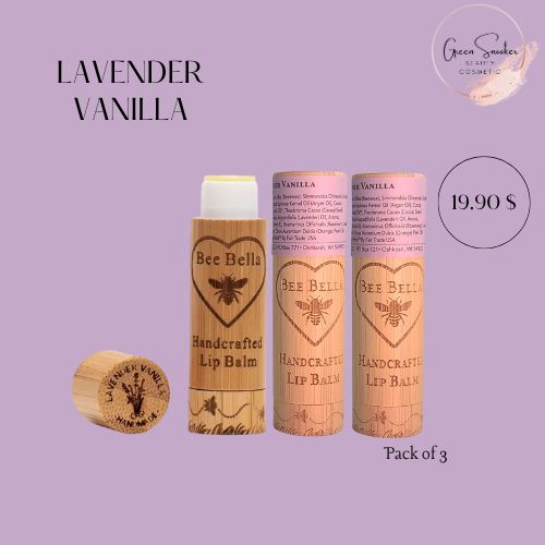 Bee Bella, Lip Balm, Pack of 3