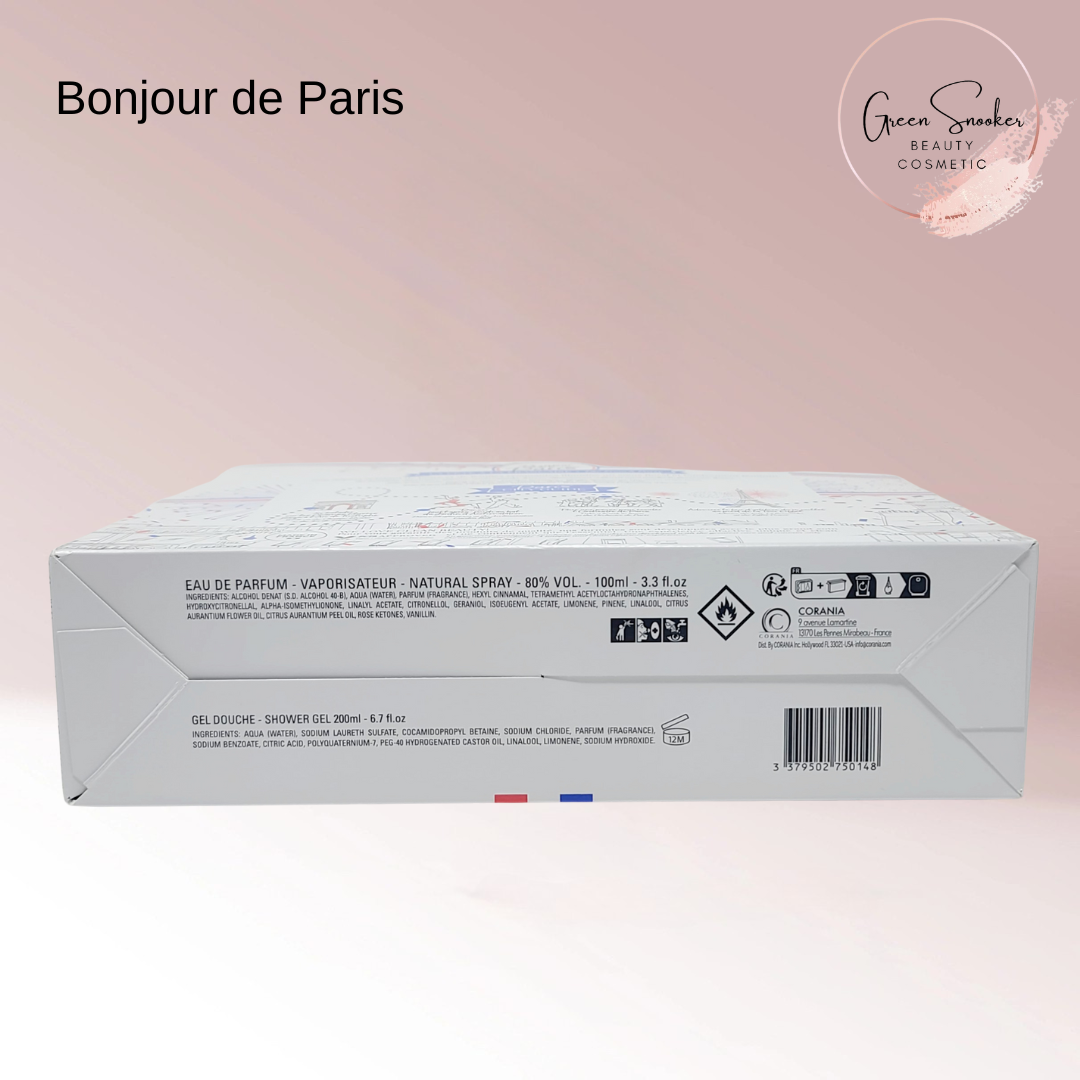 Bonjour de Paris, C'est Le Perfume & Shower Gel, Gift Set.