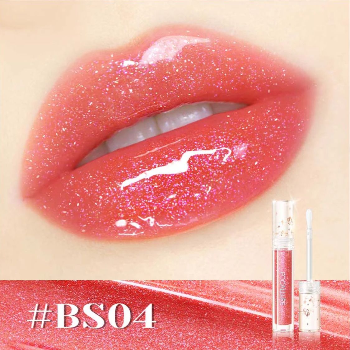 Focallure, Watery Glow Lip gloss, 3 Glossy Styles