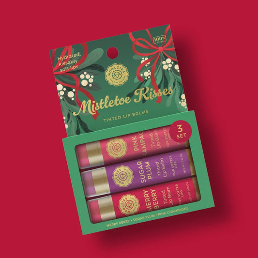 Woolzies, Lip Balm, Mistletoe Kisses, Set of 3