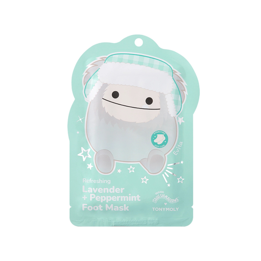 TONYMOLY, Squishmallows Evita Pedi Foot Set, Foot Mask And Socks Set