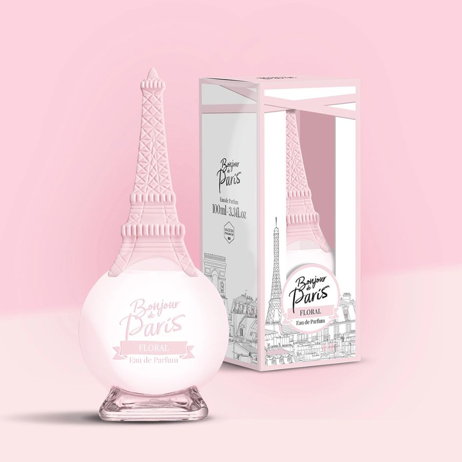 Bonjour de Paris, Eau De Parfum - Floral - 3.3 oz, Made in France