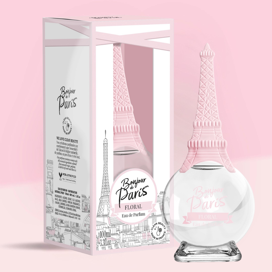 Bonjour de Paris, Eau De Parfum - Floral - 3.3 oz, Made in France