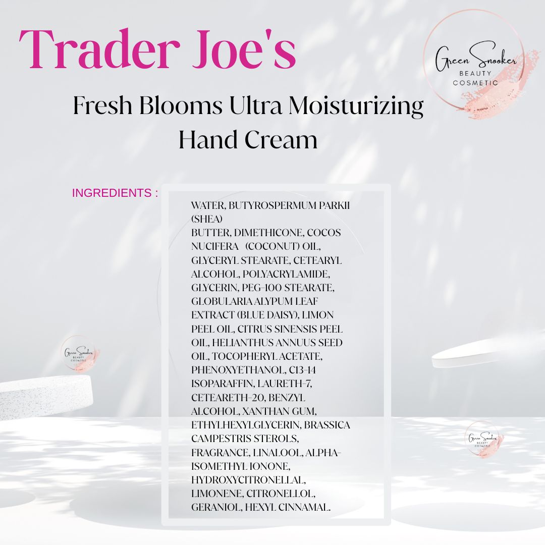 Trader Joe's, Fresh Blooms Ultra Moisturizing Hand Cream