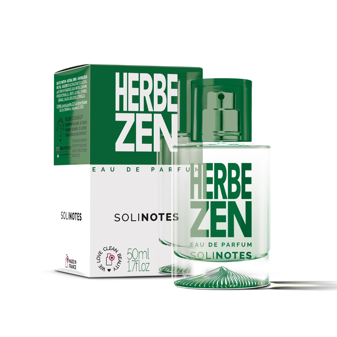 Solinotes, Herbe Zen Perfume 1.7 fl.oz, Clean Beauty, Made in France