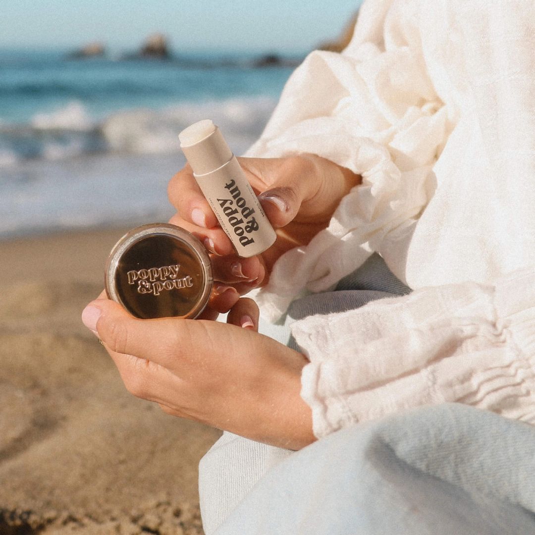 Poppy & Pout, Lip Care Duo, Island Coconut