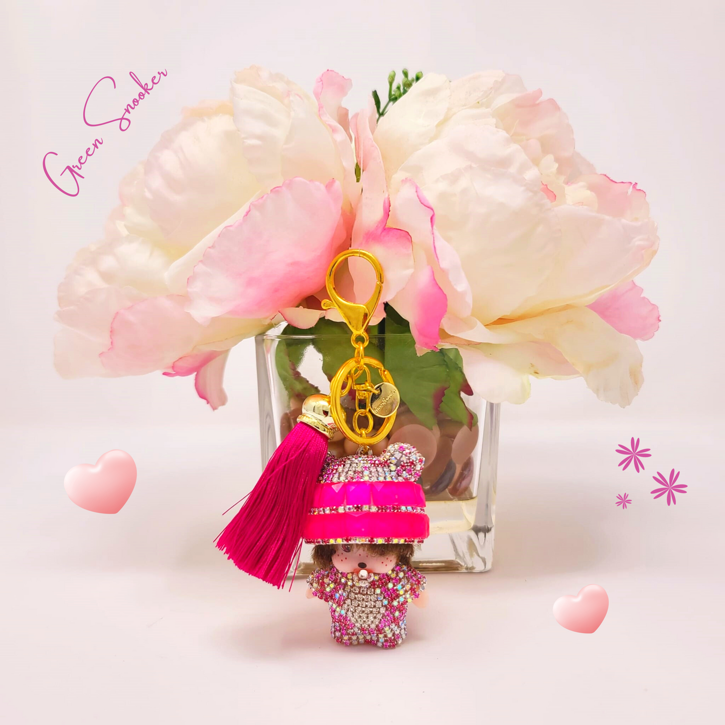 Keychain, Cute Monchichi Tassel, bag pendant