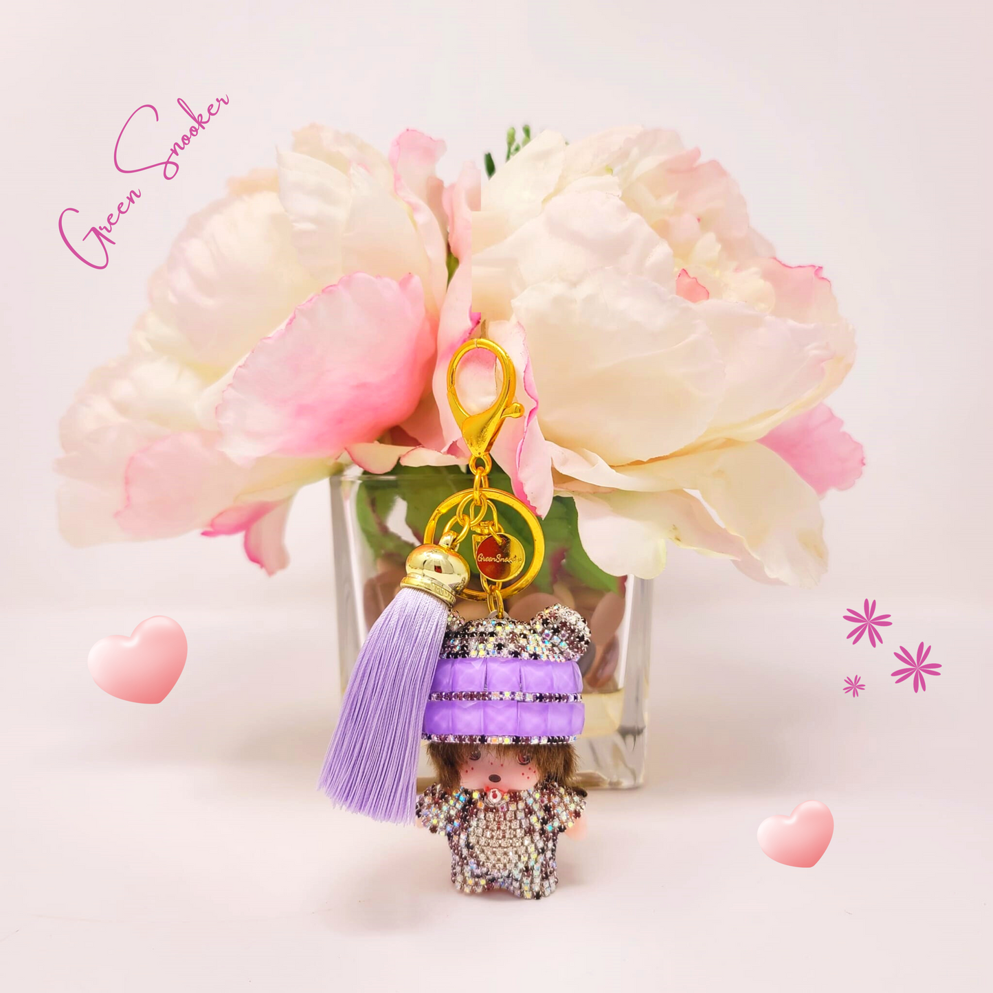 Keychain, Cute Monchichi Tassel, bag pendant
