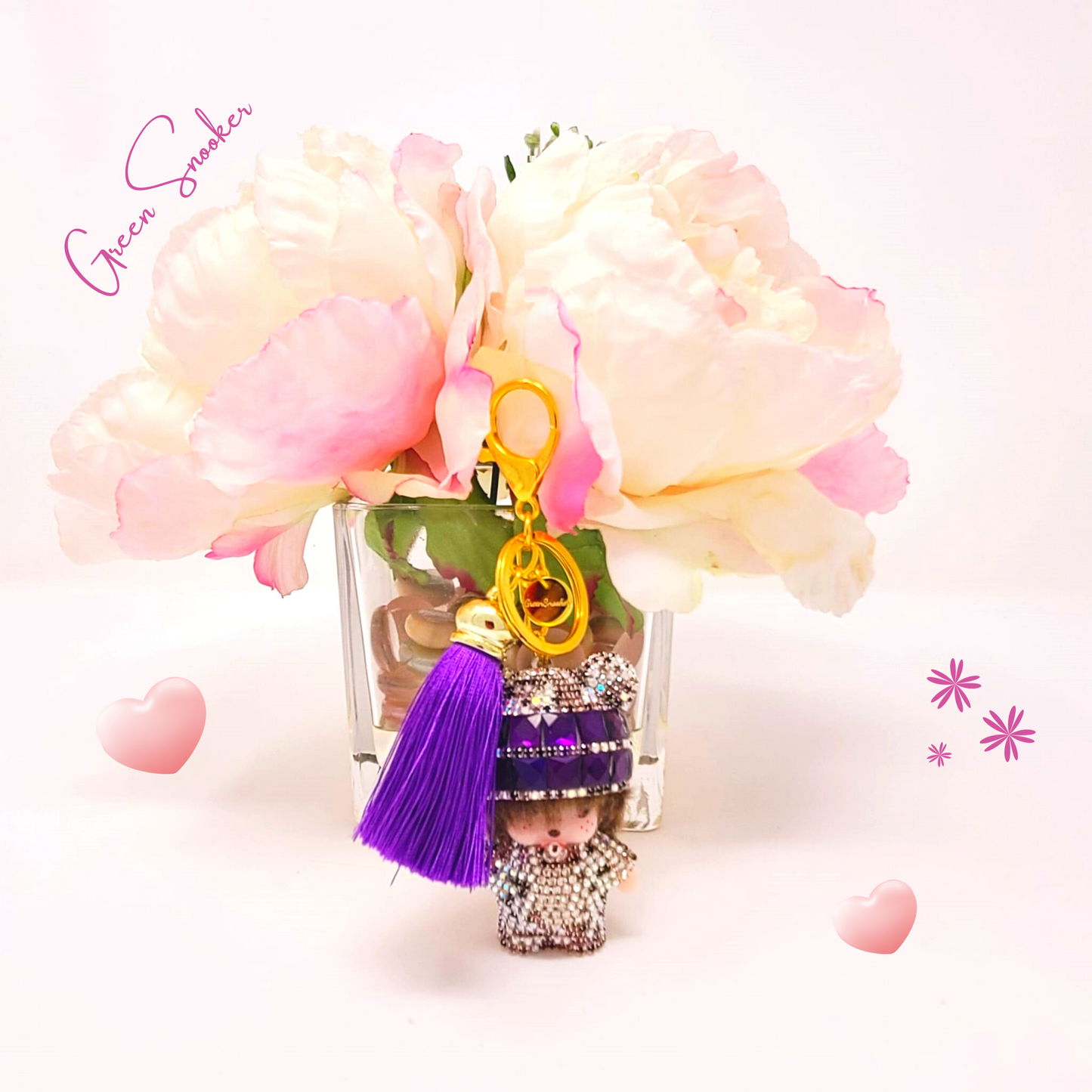 Keychain, Cute Monchichi Tassel, bag pendant