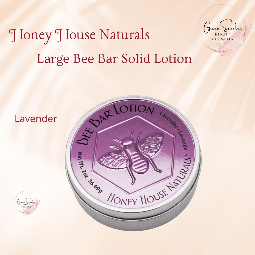 Honey House Naturals, Large Bee Bar Solid Lotion