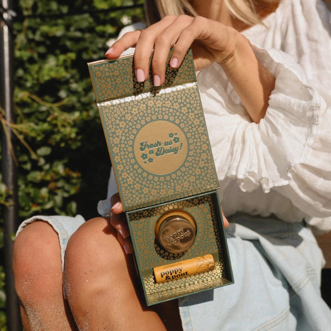 Poppy & Pout, Lip Care Duo, Lemon Bloom