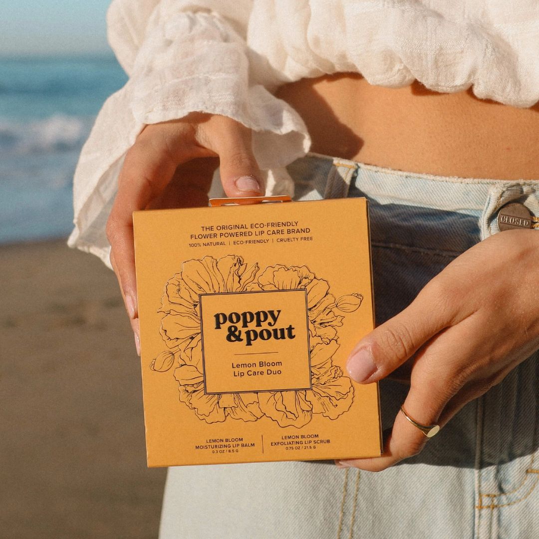 Poppy & Pout, Lip Care Duo, Lemon Bloom