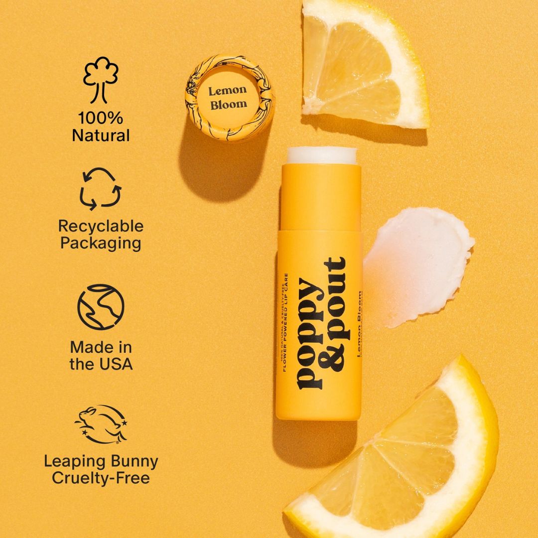 Poppy & Pout, Lip Care Duo, Lemon Bloom