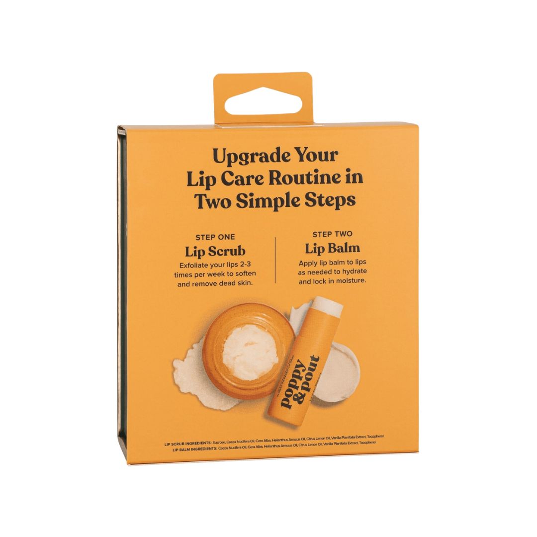 Poppy & Pout, Lip Care Duo, Lemon Bloom