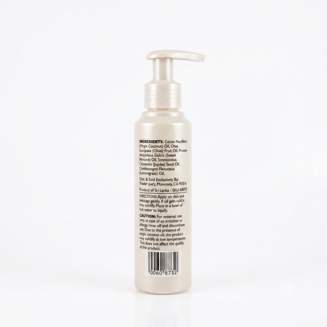 Trader Joe's, Lemongrass Coconut Body Oil