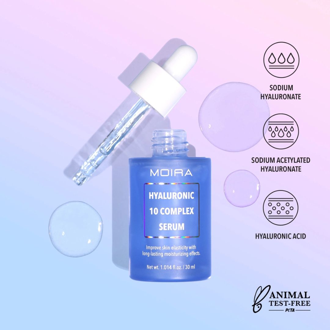 Moira, Hyaluronic 10 Complex Serum, Made in Korea
