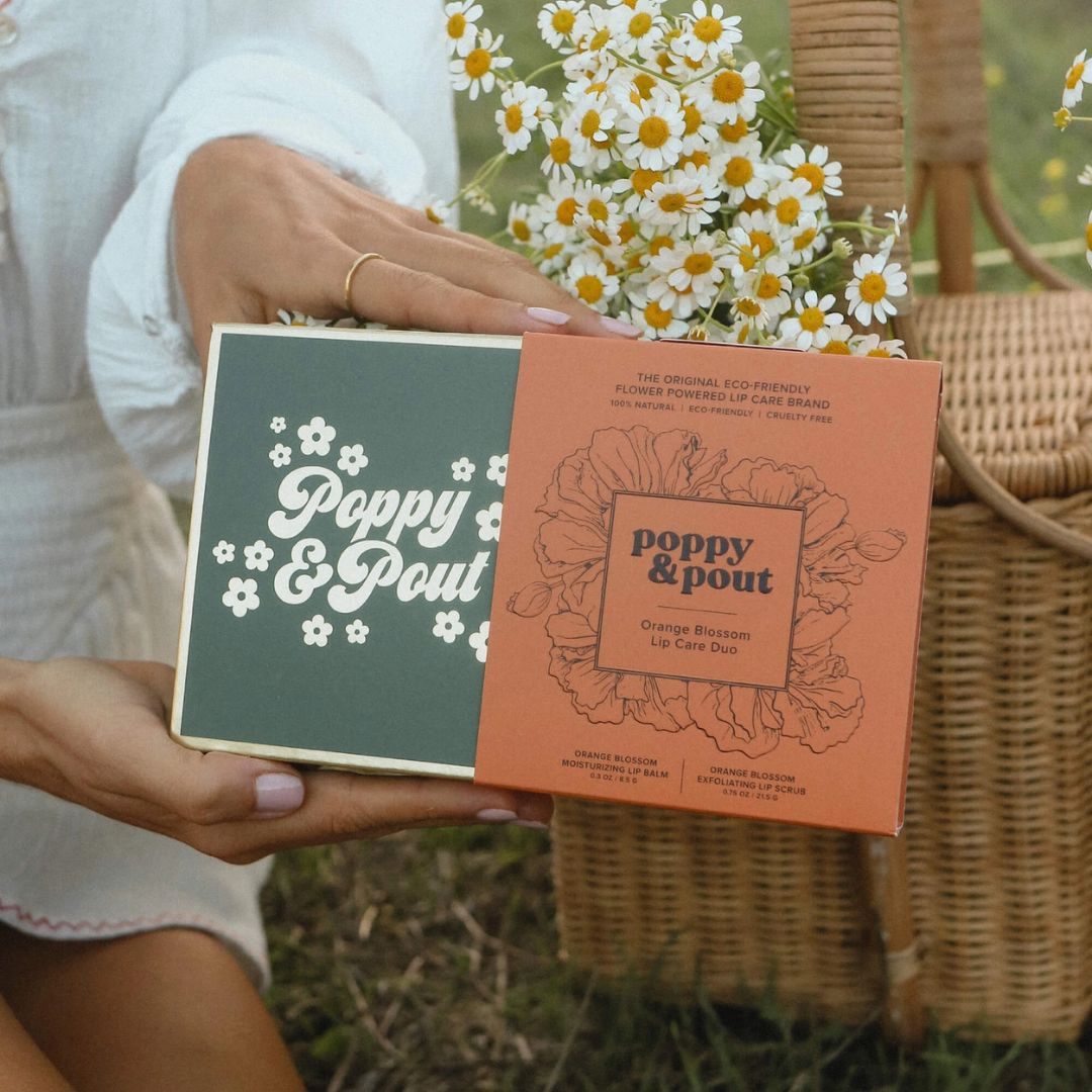 Poppy & Pout, Lip Care Duo, Orange Blossom