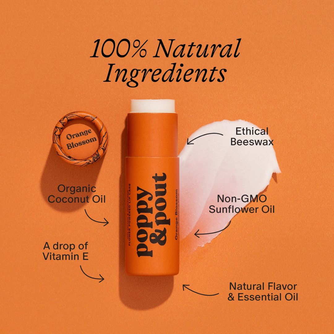 Poppy & Pout, Lip Care Duo, Orange Blossom