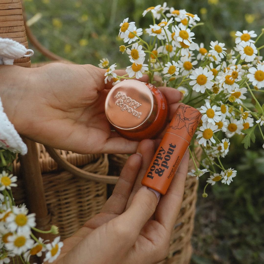 Poppy & Pout, Lip Care Duo, Orange Blossom