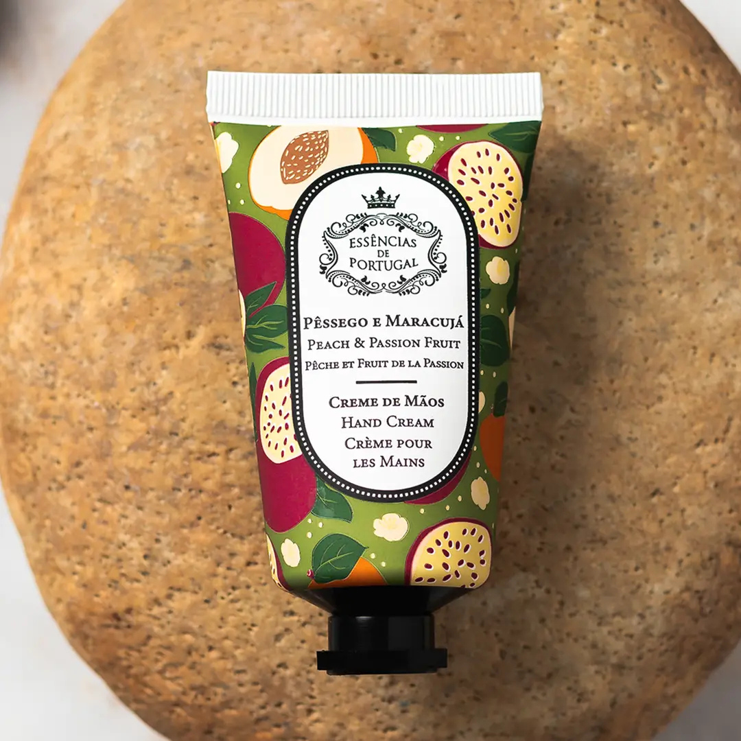 Essencias De Portugal, Peach & Passion Care Set, Soap & Hand Cream Duo