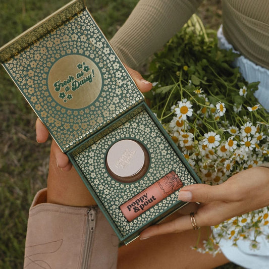 Poppy & Pout, Lip Care Duo, Pink Grapefruit