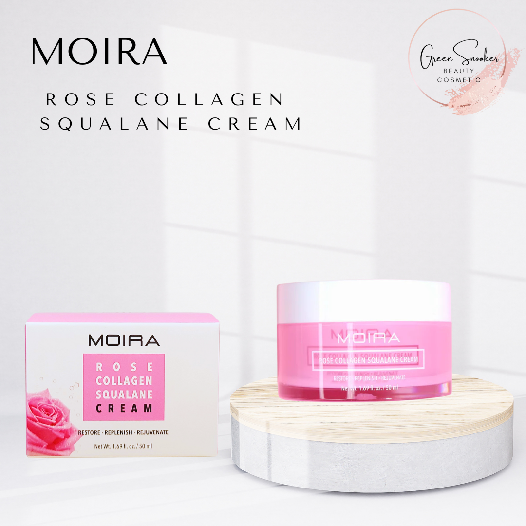 Moira, Rose Collagen Squalane Cream, Made In Korea