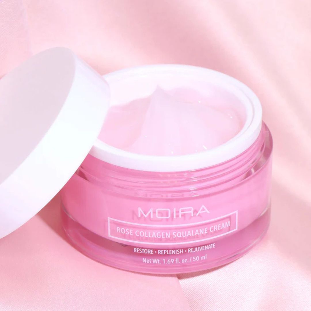 Moira, Rose Collagen Squalane Cream, Made In Korea