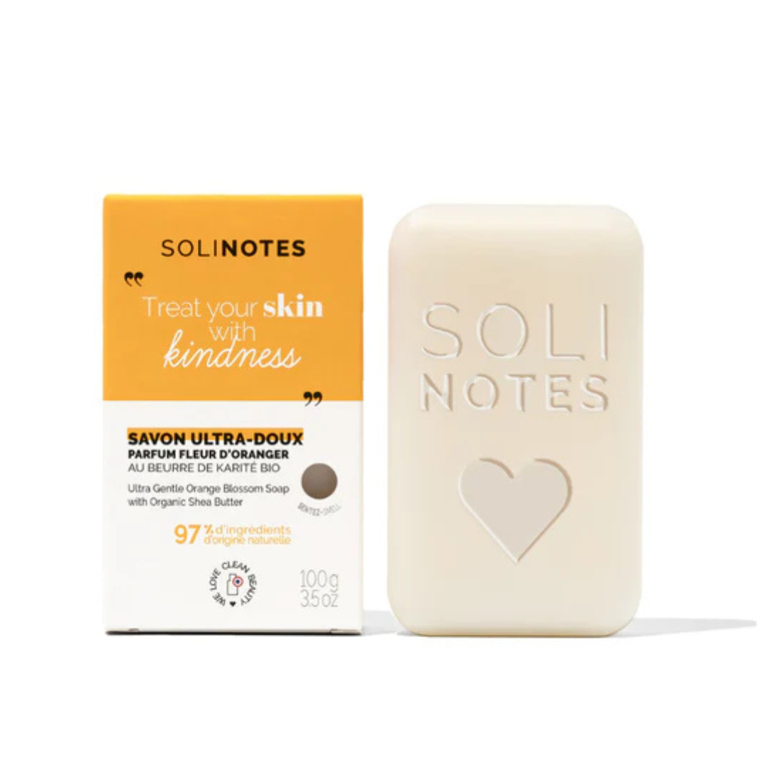 Solinotes, Soap Bar 3.5 Oz. Vegan,Pack of 2, Made in France