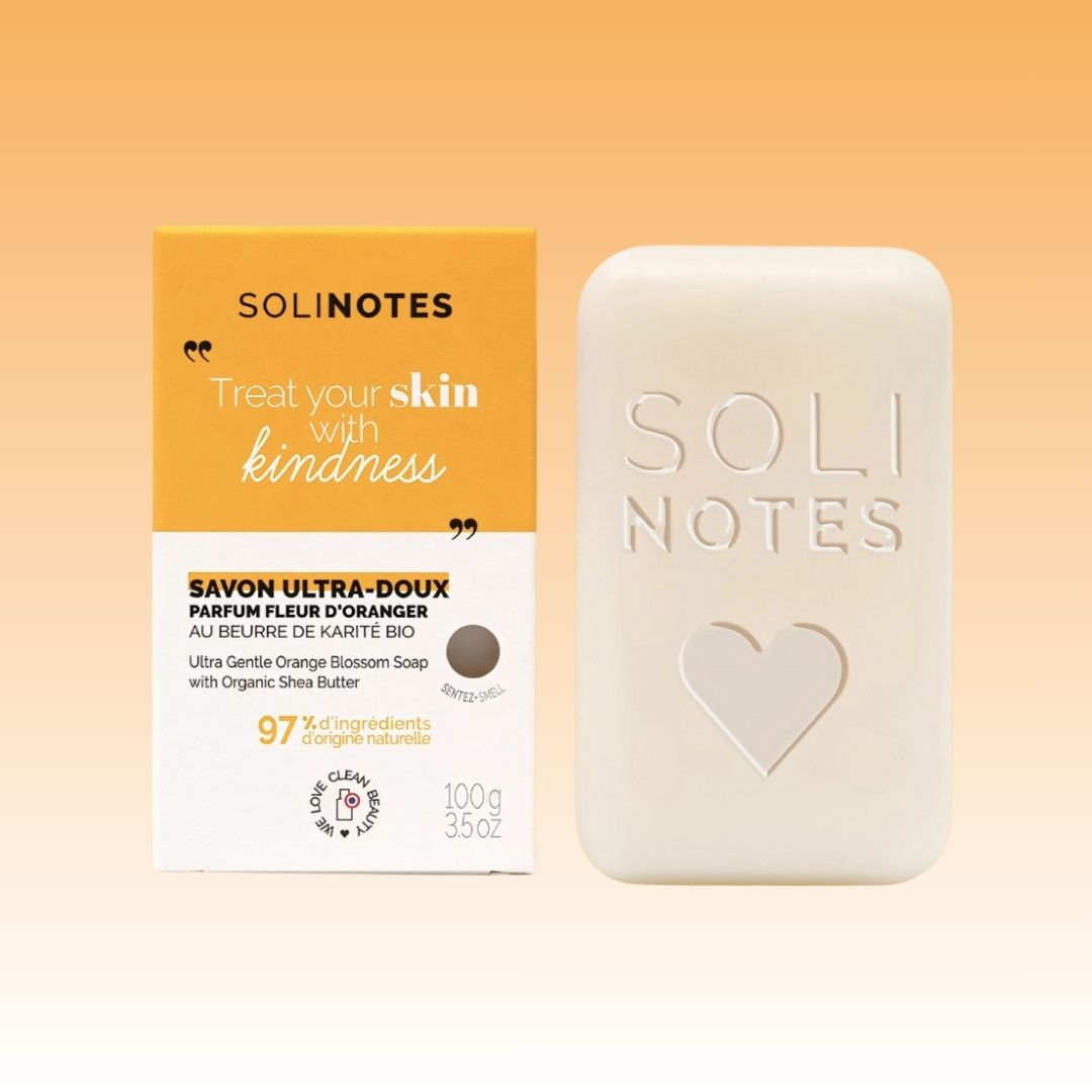 Solinotes, Orange Blossom 3 Piece Beauty Gift Pouch