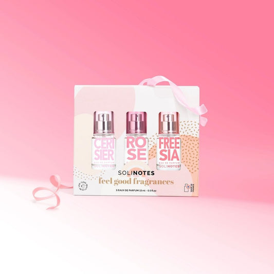Solinotes, Minis Feel Good Discovery Set - Cherry, Rose, Freesia