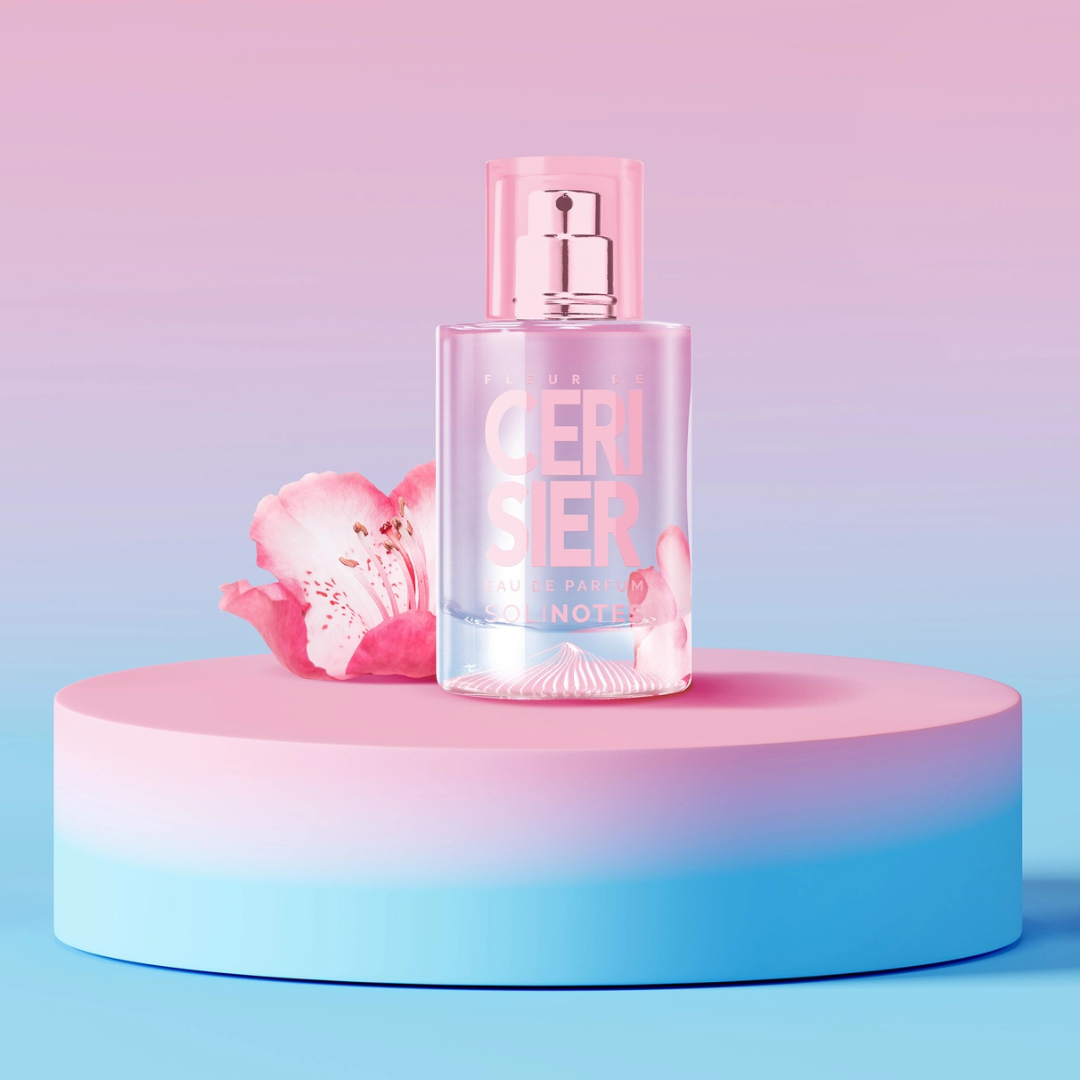 Solinotes, Cherry Blossom Perfume 1.7 fl.oz, Clean Beauty, Vegan, Made in France