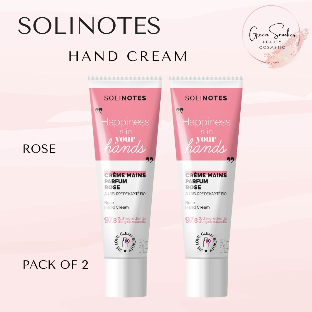 Solinotes, Hand Cream 1 fl.oz. Vegan, Pack of 2