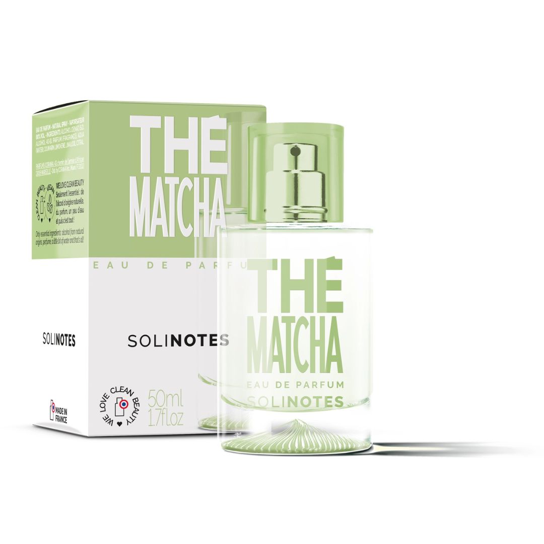 Solinotes, Matcha Tea Perfume 1.7 fl.oz, Clean Beauty, Vegan, Made in France