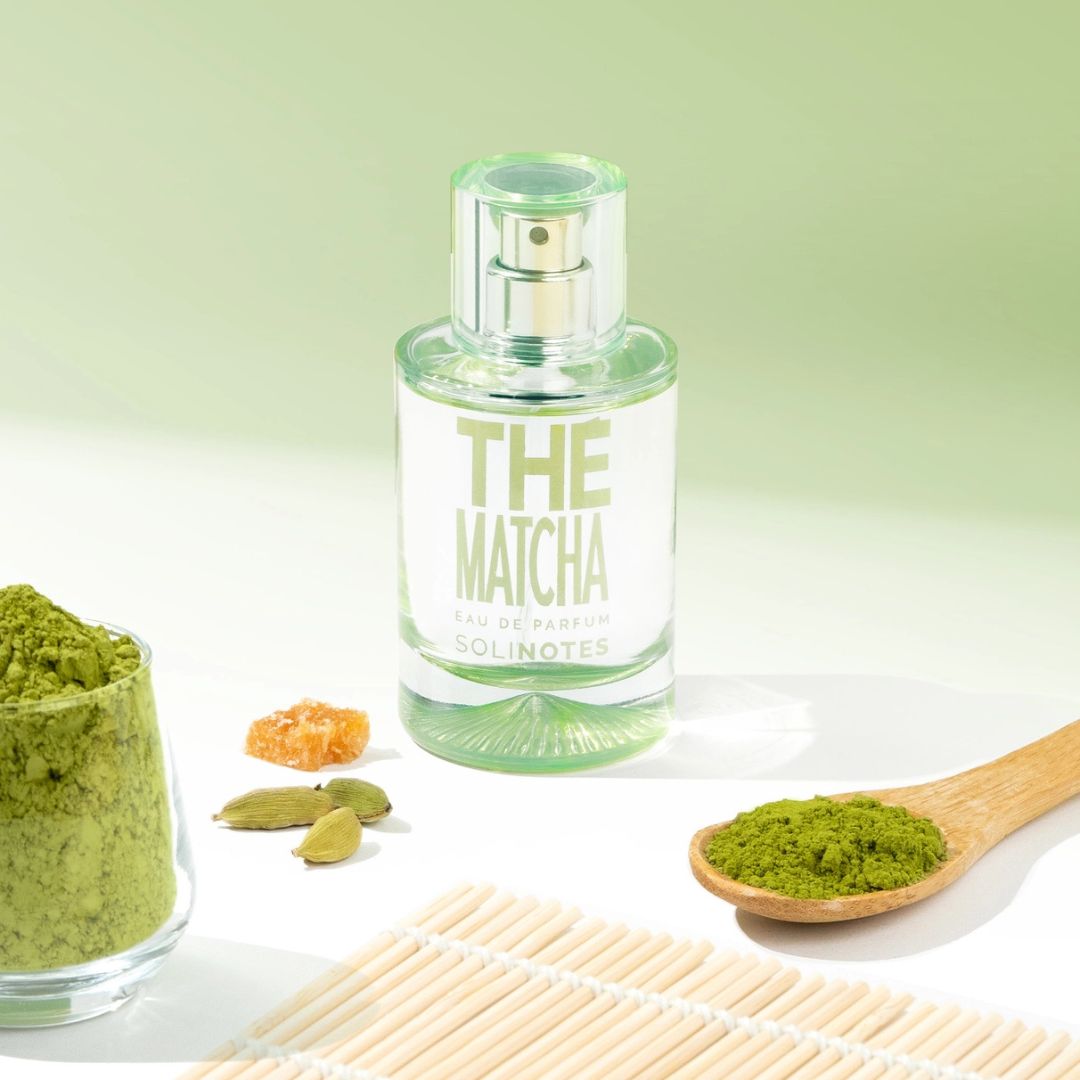 Solinotes, Matcha Tea Perfume 1.7 fl.oz, Clean Beauty, Vegan, Made in France