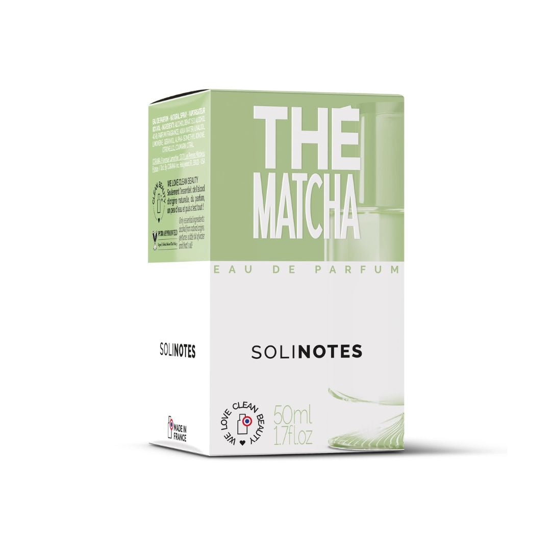 Solinotes, Matcha Tea Perfume 1.7 fl.oz, Clean Beauty, Vegan, Made in France