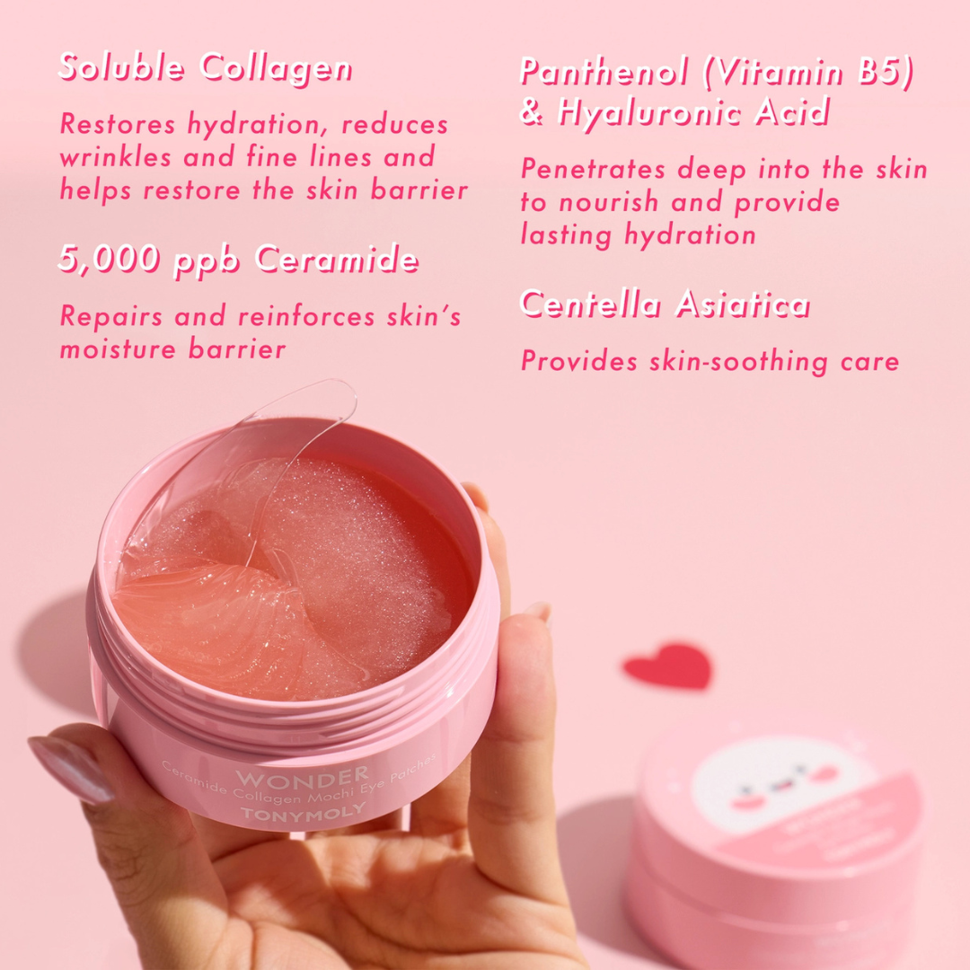 TONY MOLY, Wonder Ceramide Collagen Mochi Eye Patches