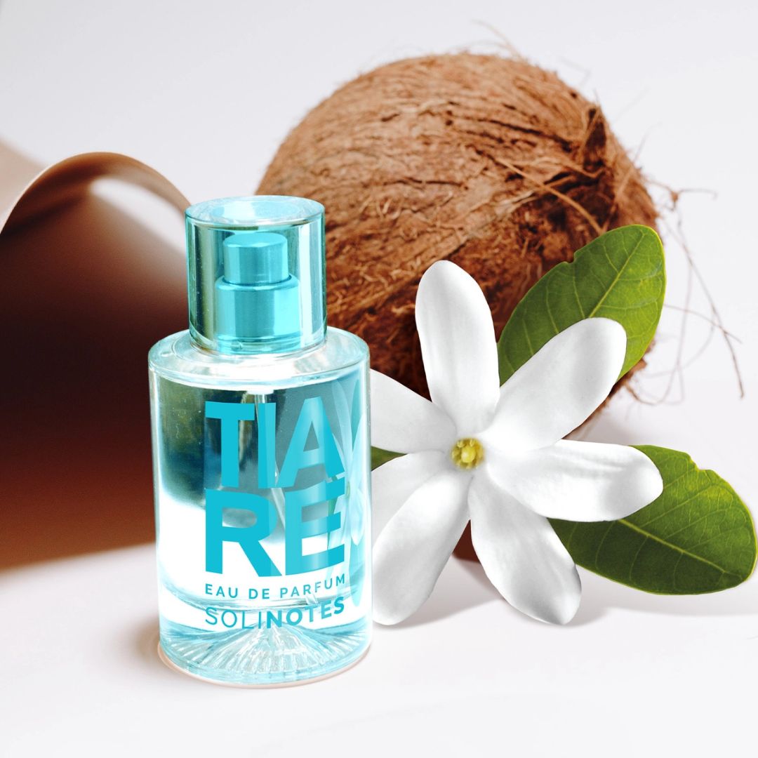 Solinotes, Tiare Blossom Perfume 1.7 fl.oz, Clean Beauty, Vegan, Made in France