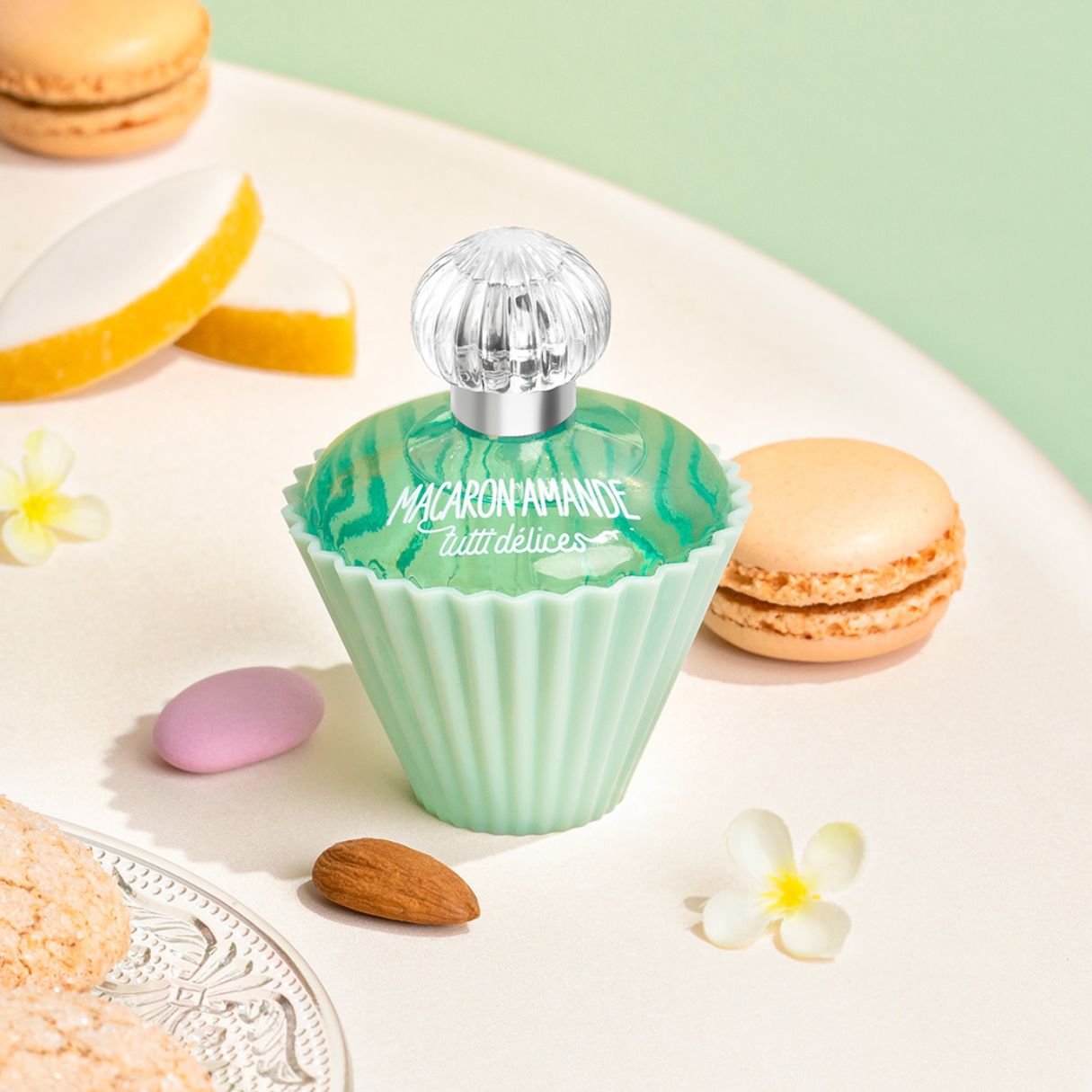 Tutti Délices, Almond Macaron Cupcake Perfume 1.7 Fl.oz, Made in France