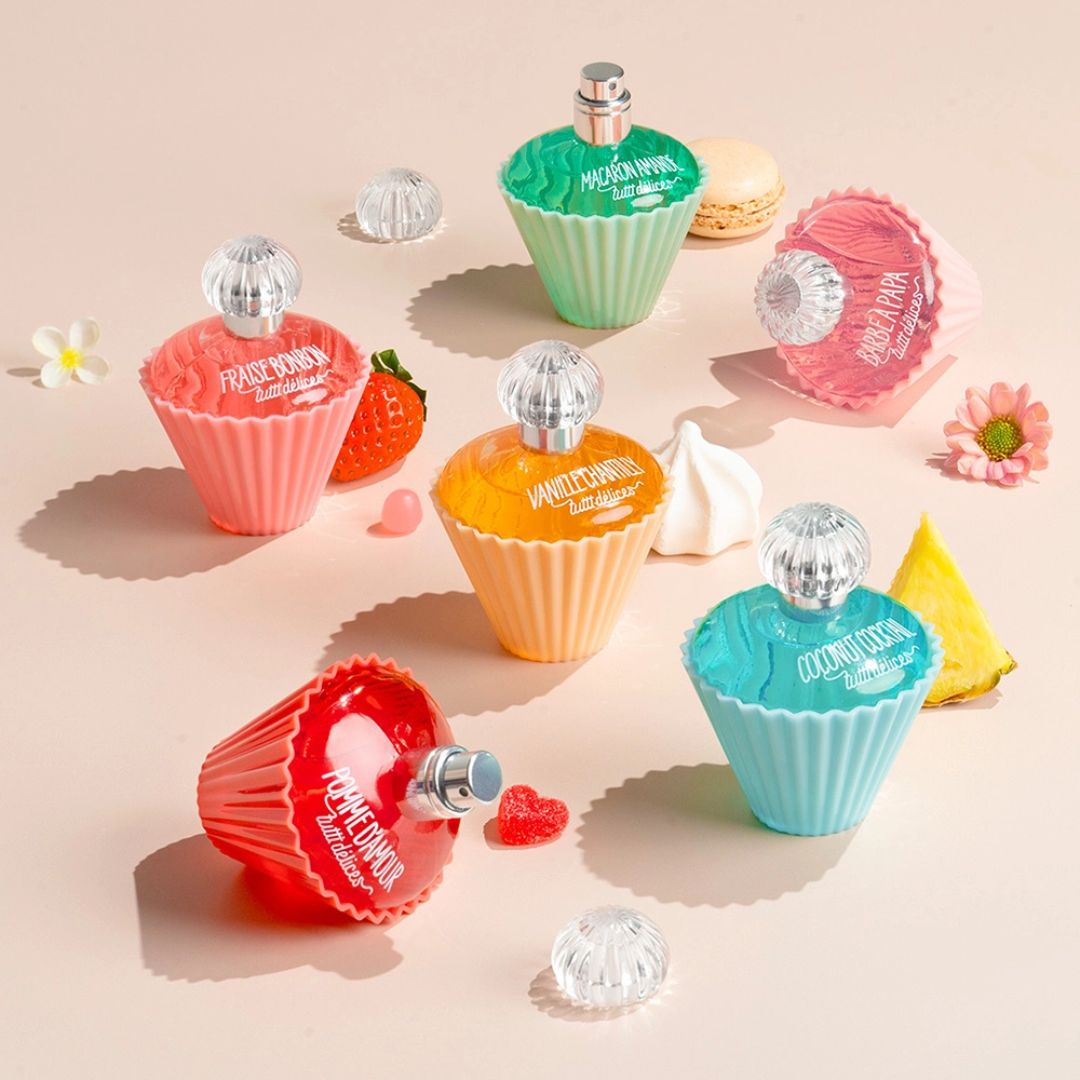 Tutti Délices, Vanilla Whipped Cream, Cupcake Perfume 1.7 Fl.oz, Made in France