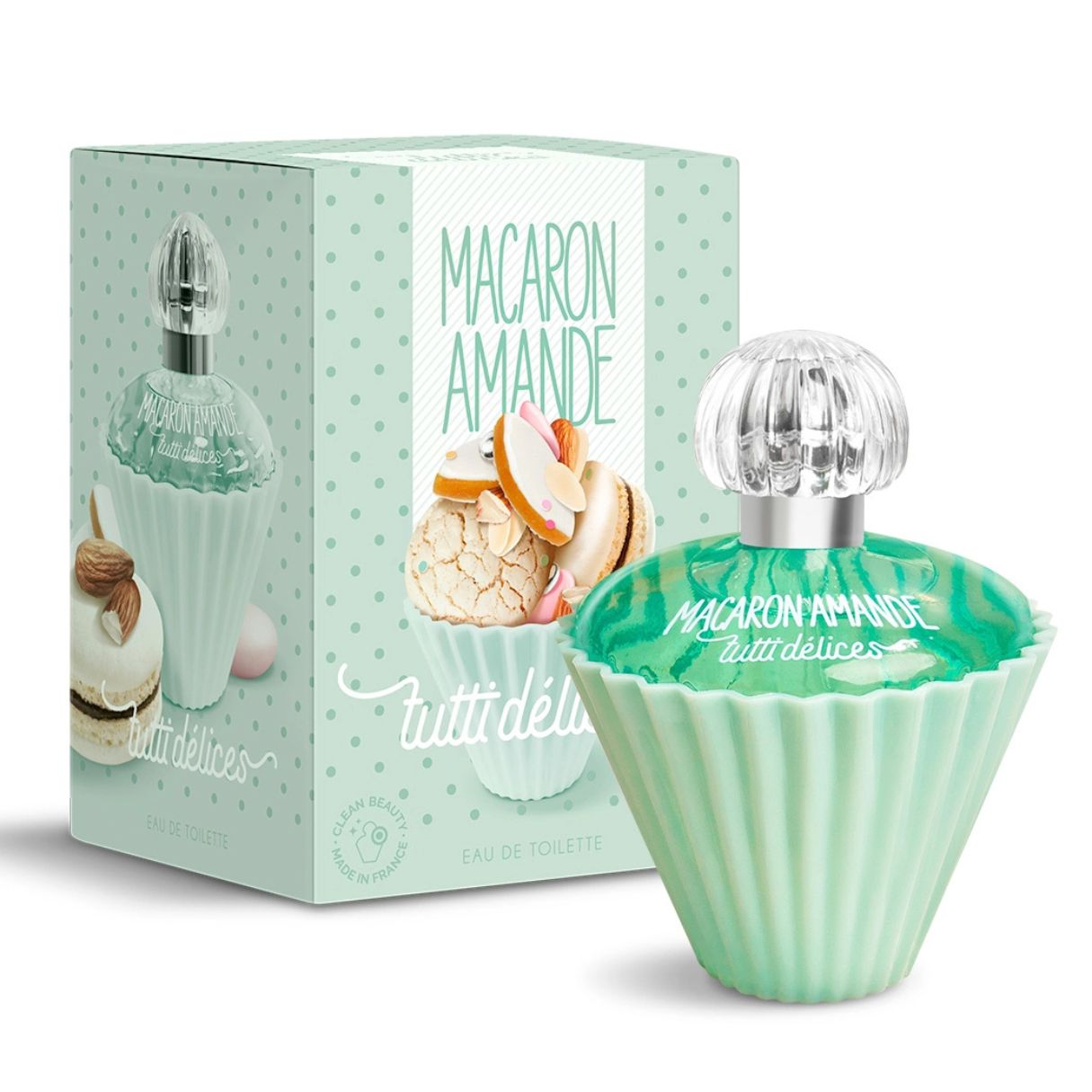 Tutti Délices, Almond Macaron Cupcake Perfume 1.7 Fl.oz, Made in France