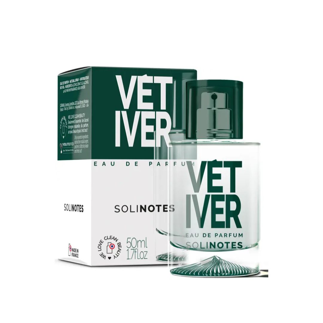 Solinotes, Vetiver Perfume 1.7 fl.oz, Clean Beauty, Vegan, Made in France