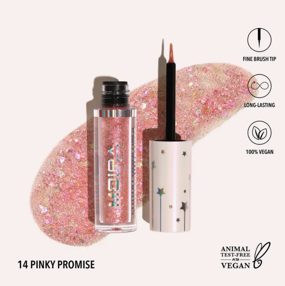 Moira, Glitter Glitter Liner, 14 Colors