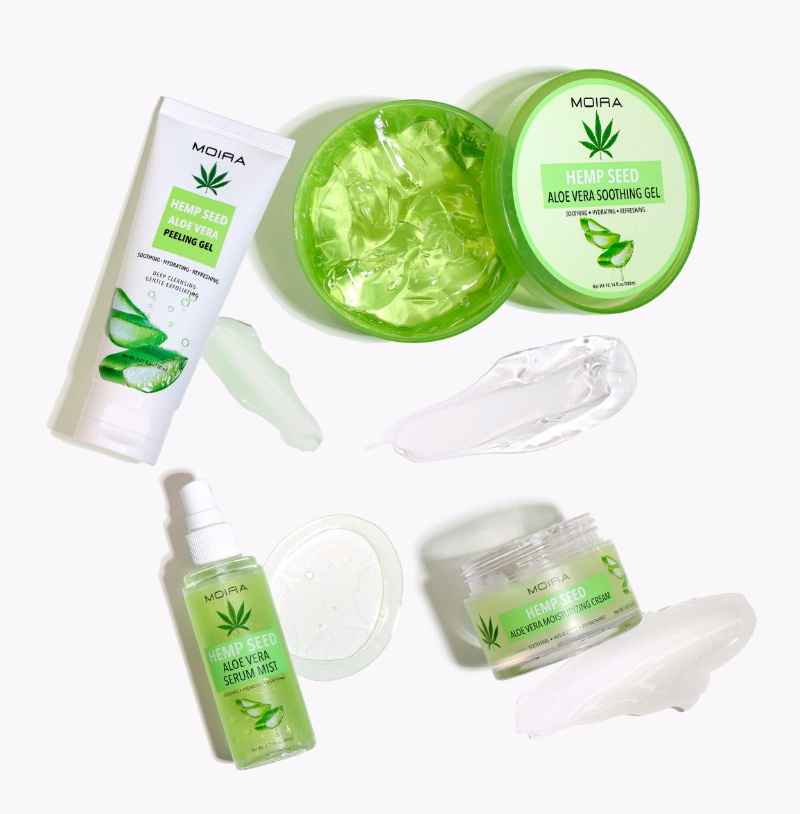 Moira, Hemp Seed Aloe Vera Moisturizing Cream, Made in Korea