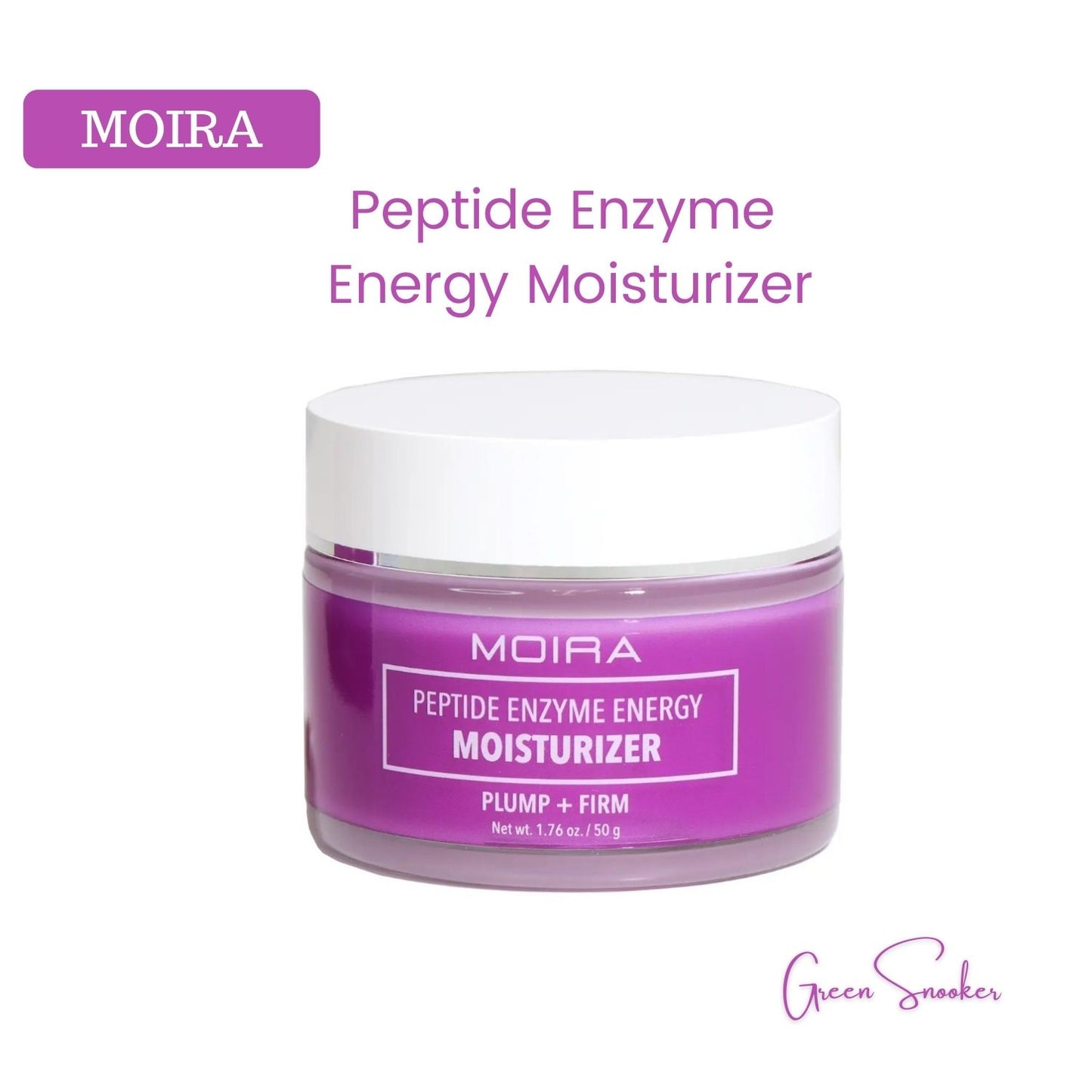 Moira, Peptide Enzyme Energy Moisturizer, Made in Korea