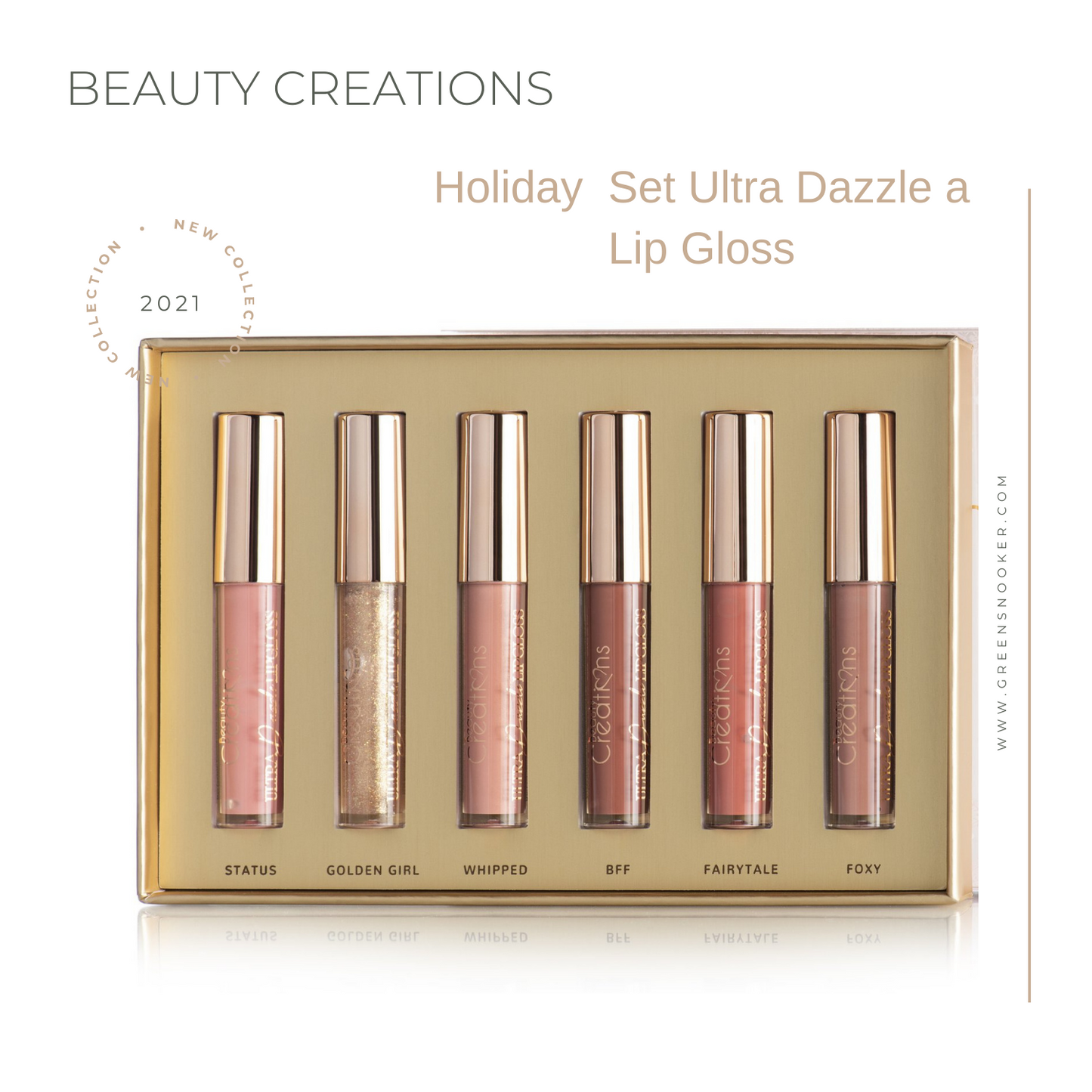 Beauty Creations, Holiday Set Ultra Dazzle Lip gloss - Set