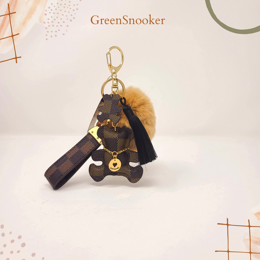 Keychain, Creative Bear & Tassel Keychain, Bag Pendant